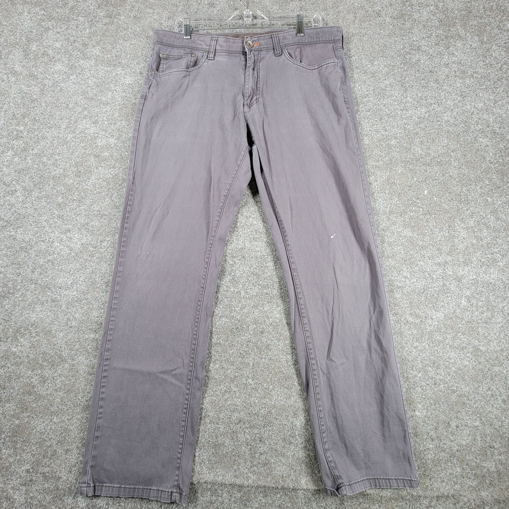 Weatherproof Vintage‎ Straight Fit Jeans Mens 36x32 Gray Stretch Denim Mid Rise